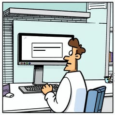 emr software being successful cartoon-1