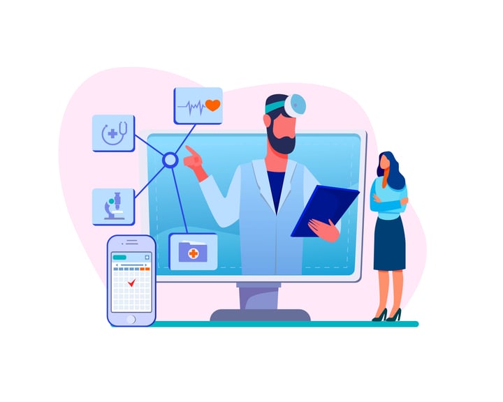 Physician marketing image