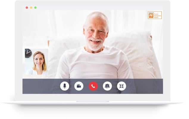 physical therapy software telehealth screen