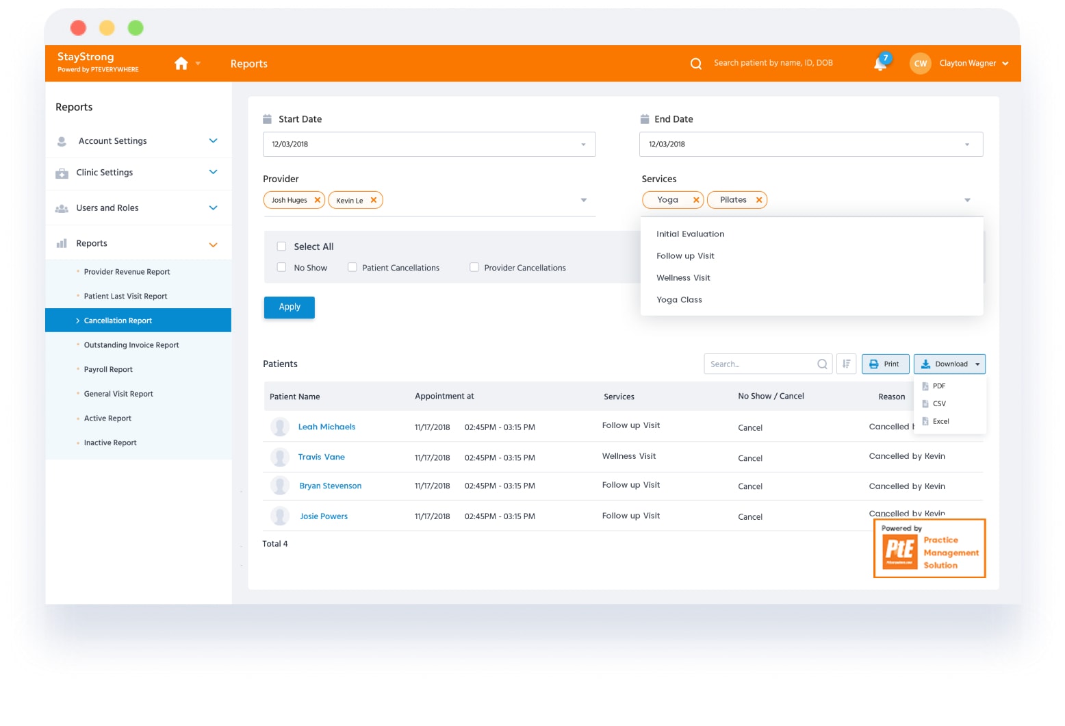 select physical therapy patient portal